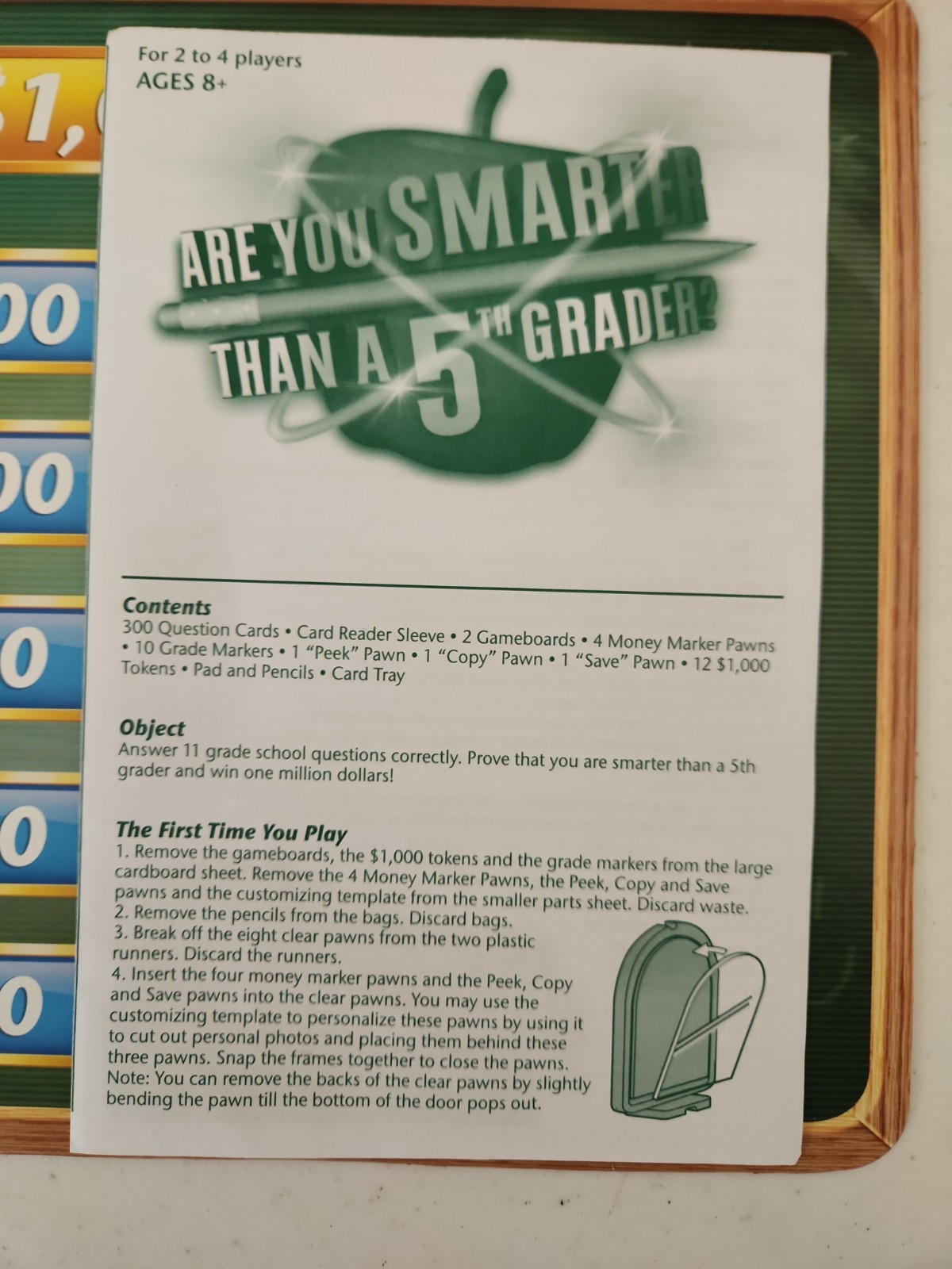 Are You Smarter Than a 5th Grader? Board Game – Complete – Ages 8+ – Pre‑Owned