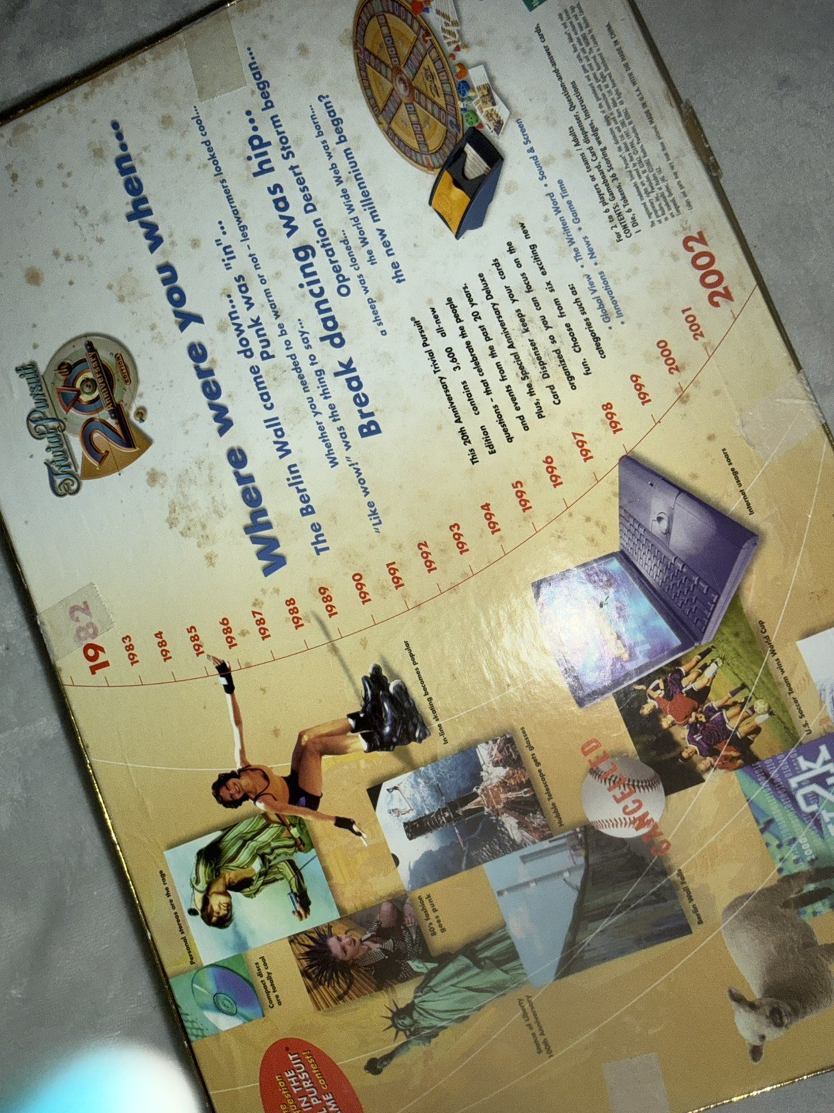 Trivial Pursuit 1982 to 2002 20th Anniversary Edition!