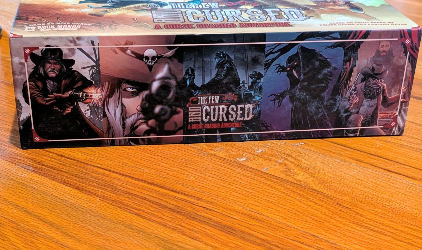 The Few And The Cursed Board Game by Rock Manor Games Based on the Comic Book
