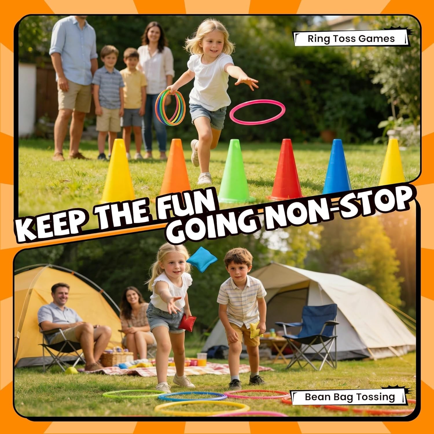 Complete 57 PC Field Day Games Set for Kids & Adults – Carnival Fun Awaits!