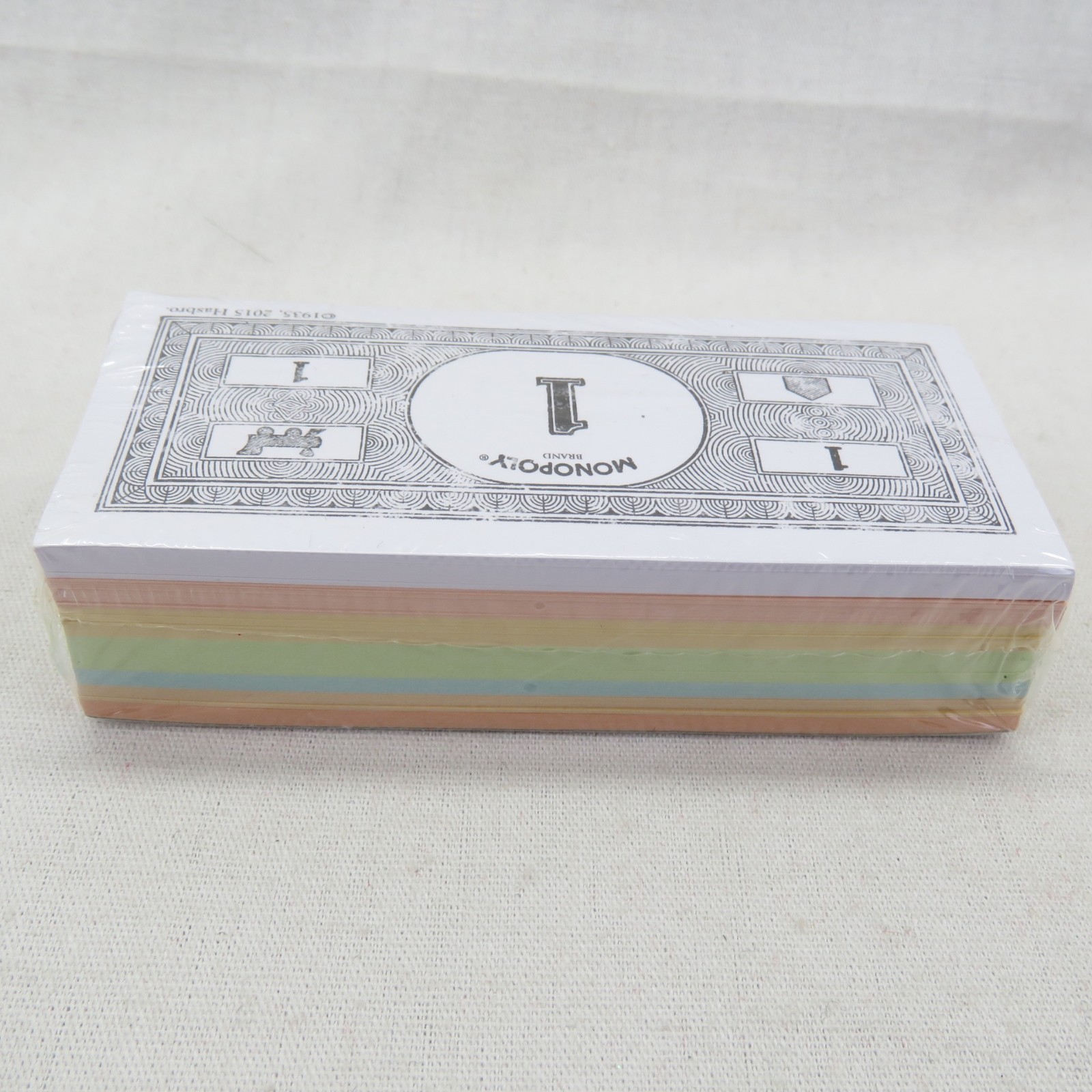 Standard Edition Replacement Monopoly Money IN SHRINK 2015 Hasbro