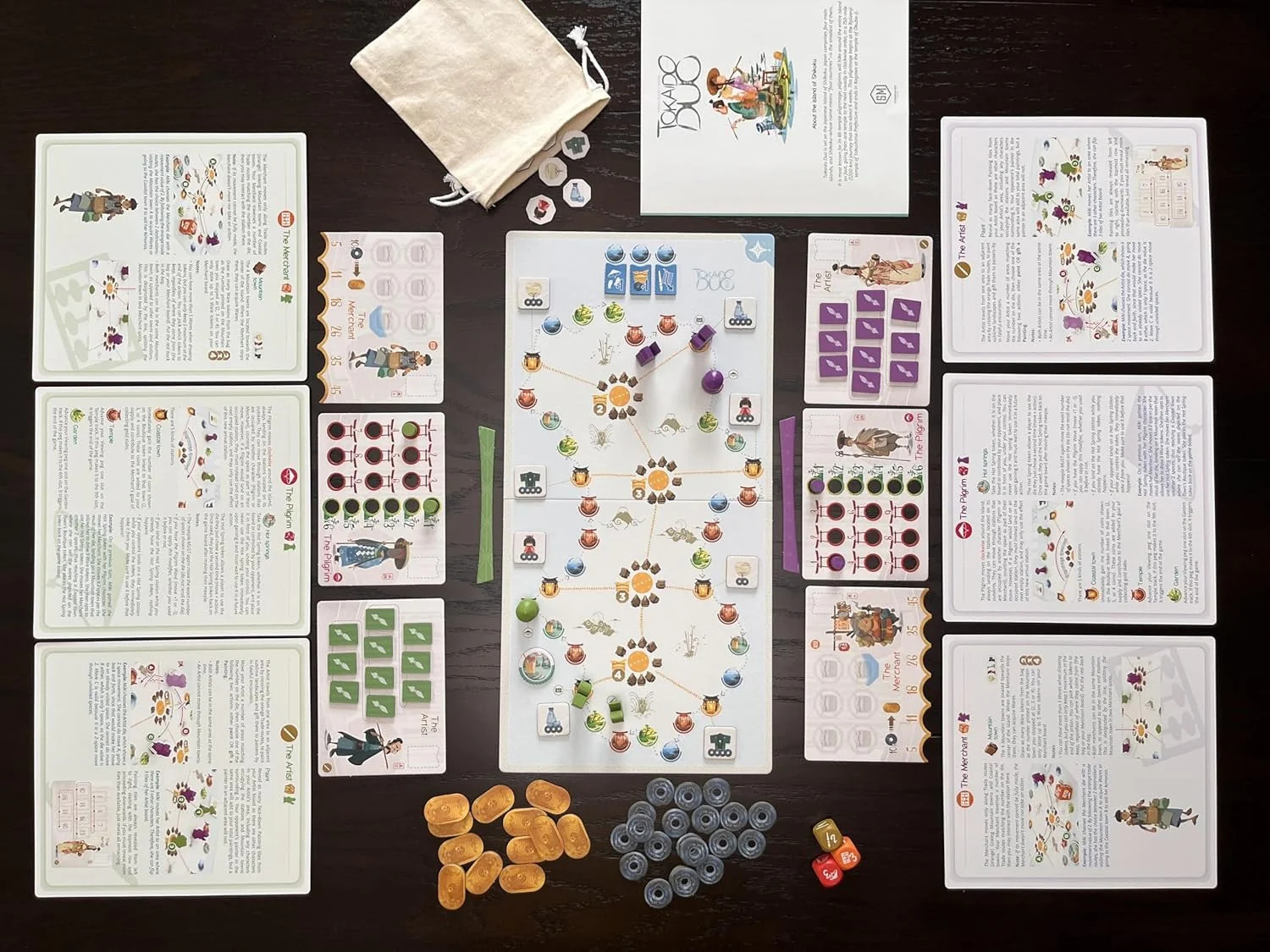 Tokaido Duo [Board Game, 1 – 2 Players]
