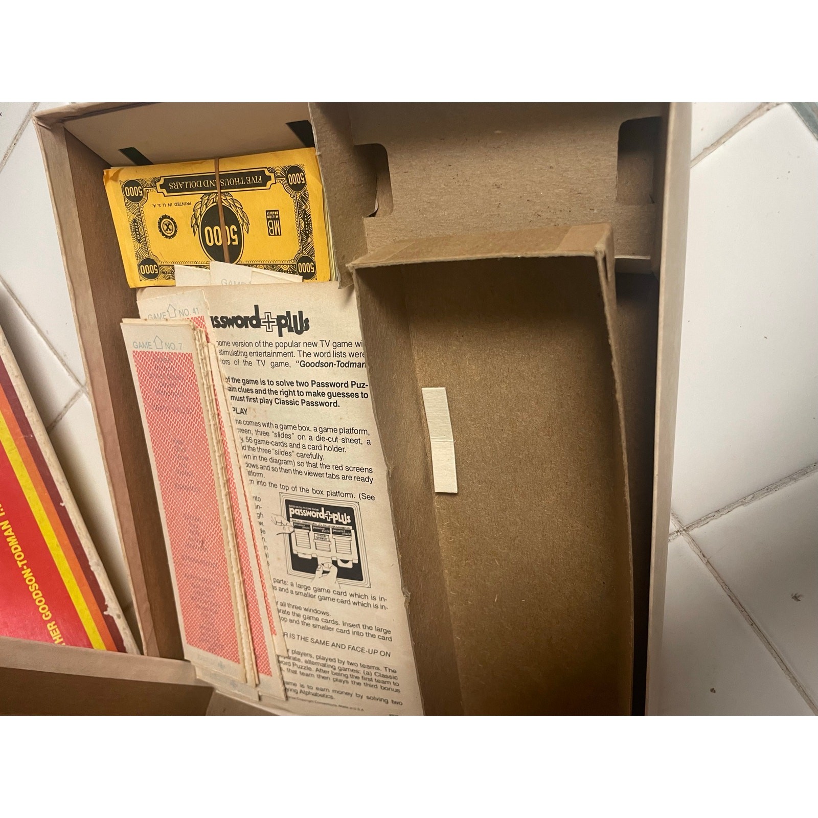 Vintage Password Plus 2nd Edition 1978 by Milton Bradley Based On TV Game Show