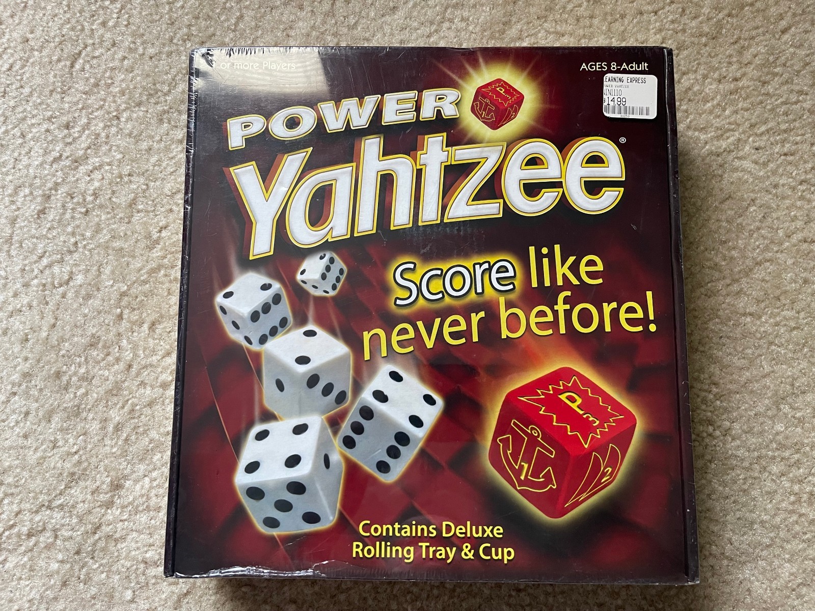 Power Yahtzee Board Game Winning Moves Games Hasbro Vintage New Sealed