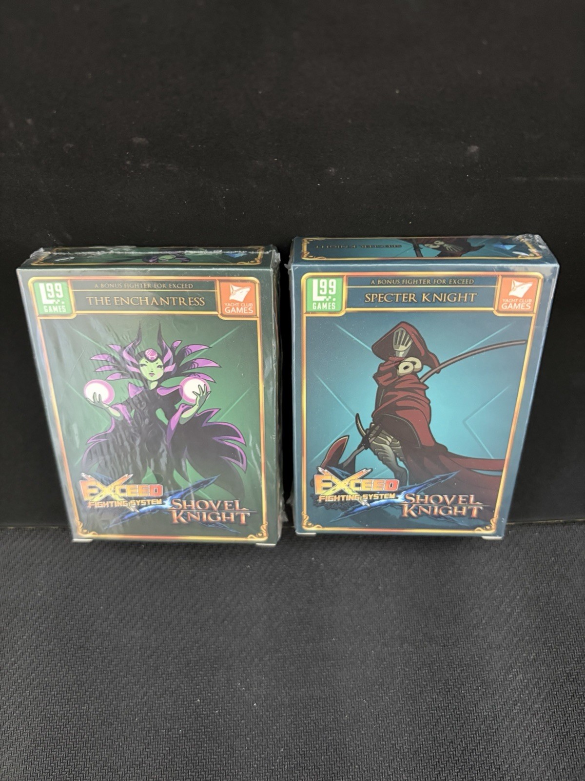 Exceed Fighting System Shovel Knight Bundle! Specter Knight/Enchantress Decks!
