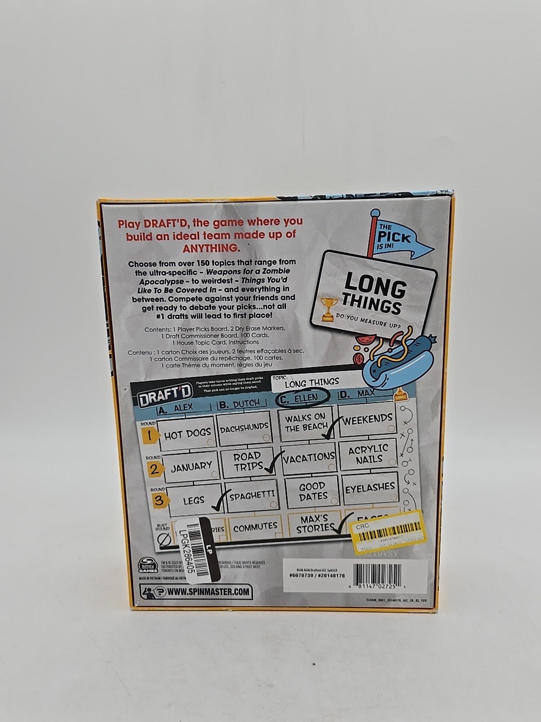 Draft’d, a Drafting Game for Everyone, Party Game, Night Game for College NEW