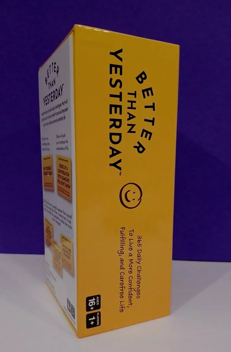 GAME- Better Than Yesterday-365 Daily Challenges-MEME-2022- Pre-owned/ Complete