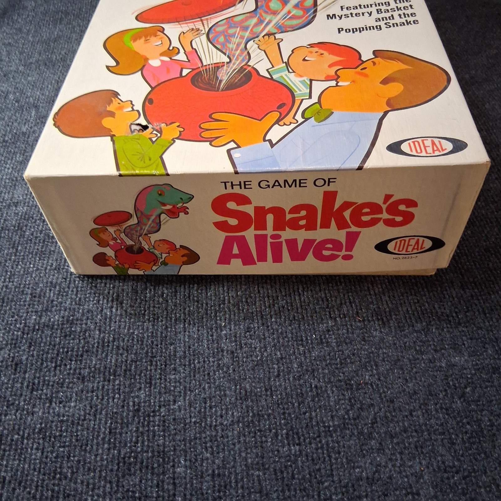 Snakes Alive Board Game 1966 Ideal Rare Vintage Action Game Works Great Original