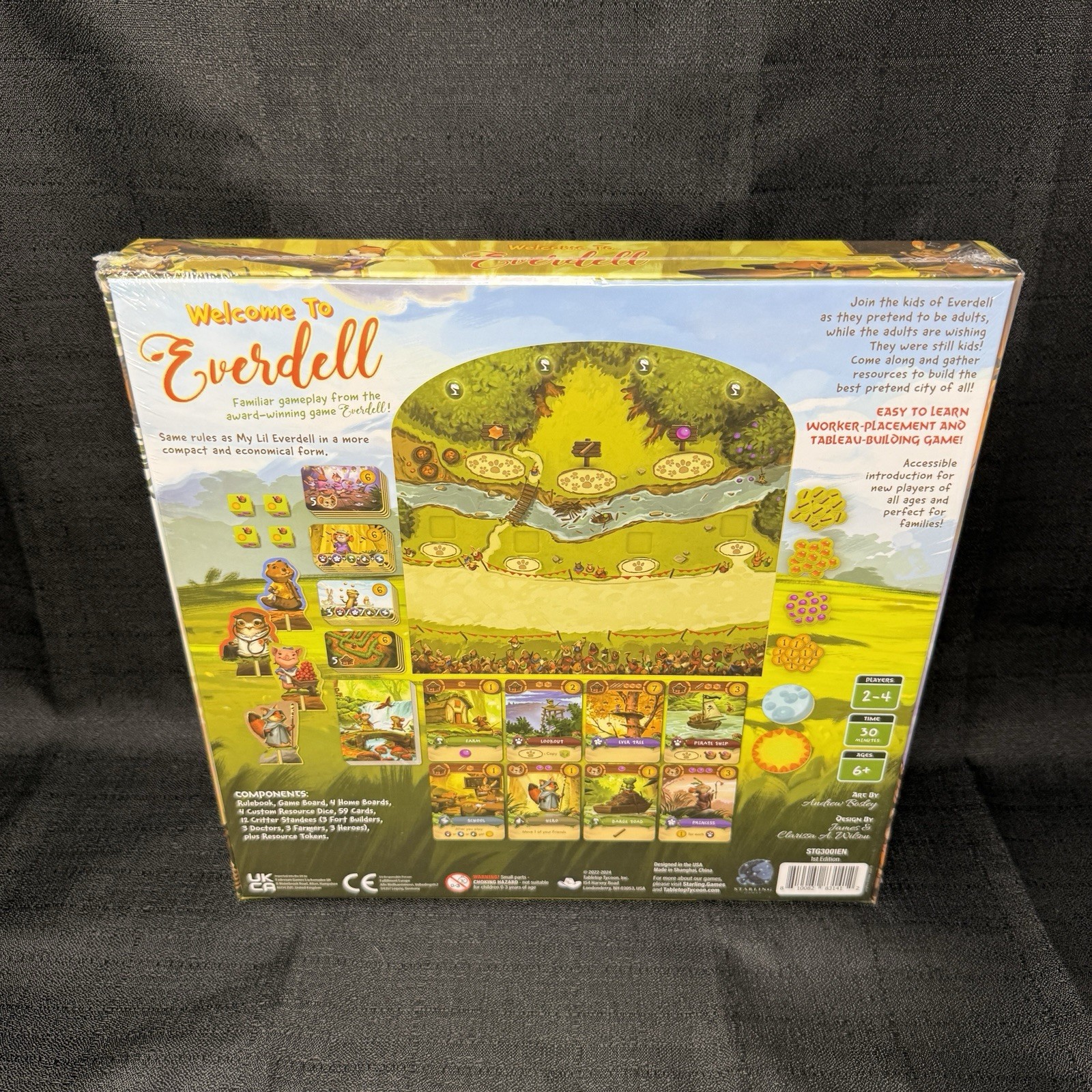 Sterling Games Welcome To Everdell My Lil’ Family Board Game Ages 6 + New Sealed