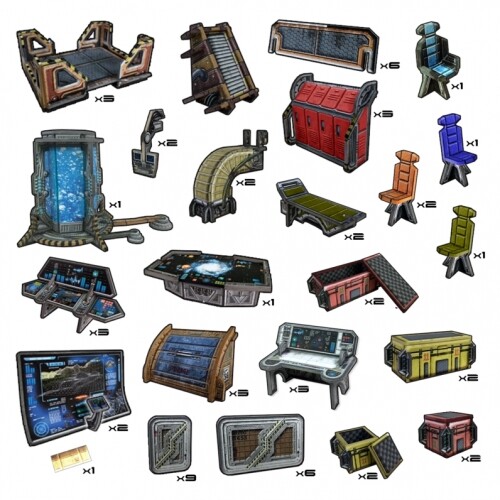 Tabletop Terrain – Frontier Core Set (329 Pieces) – English