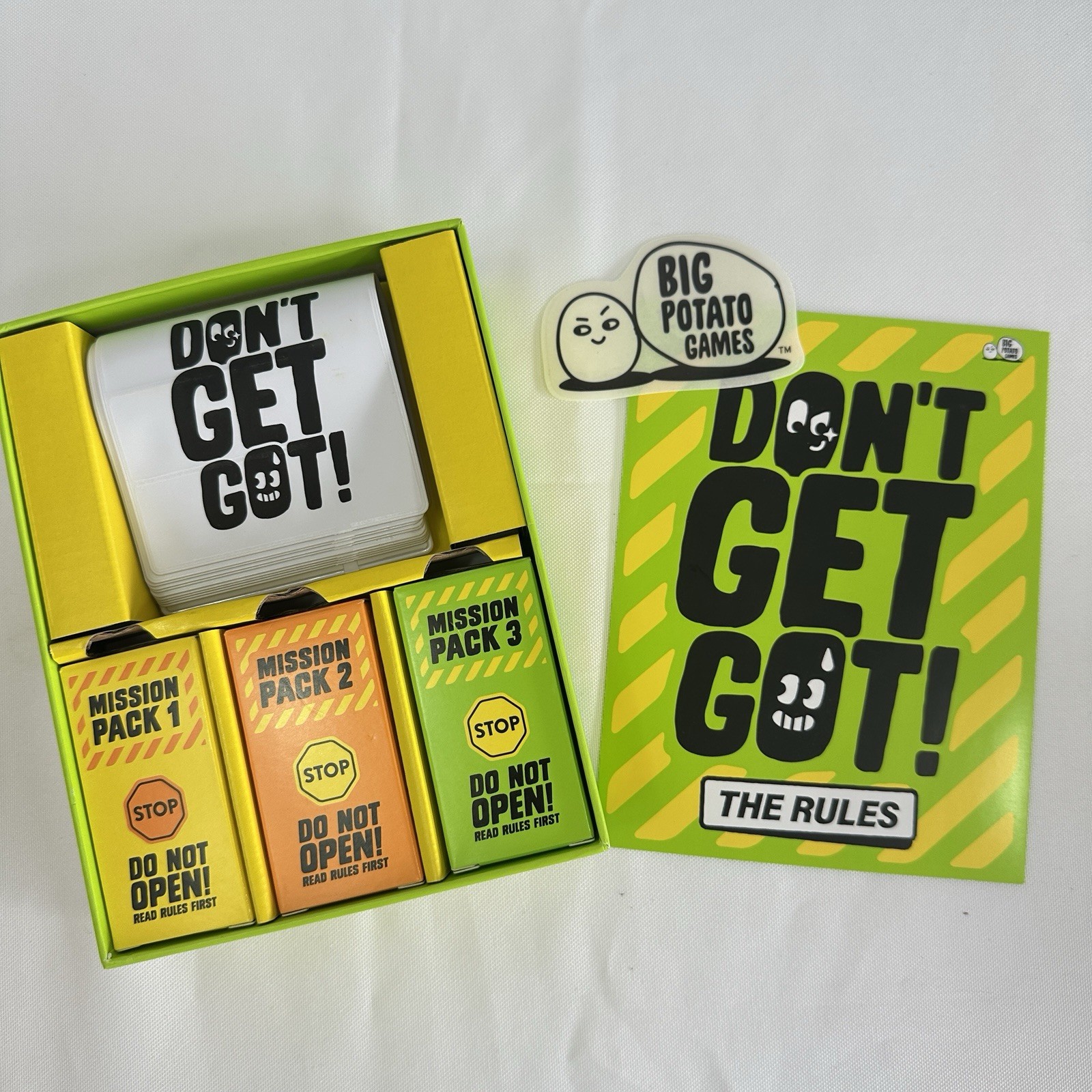 Don’t Get Got Party Game Big Potato Secret Missions Complete Never Played