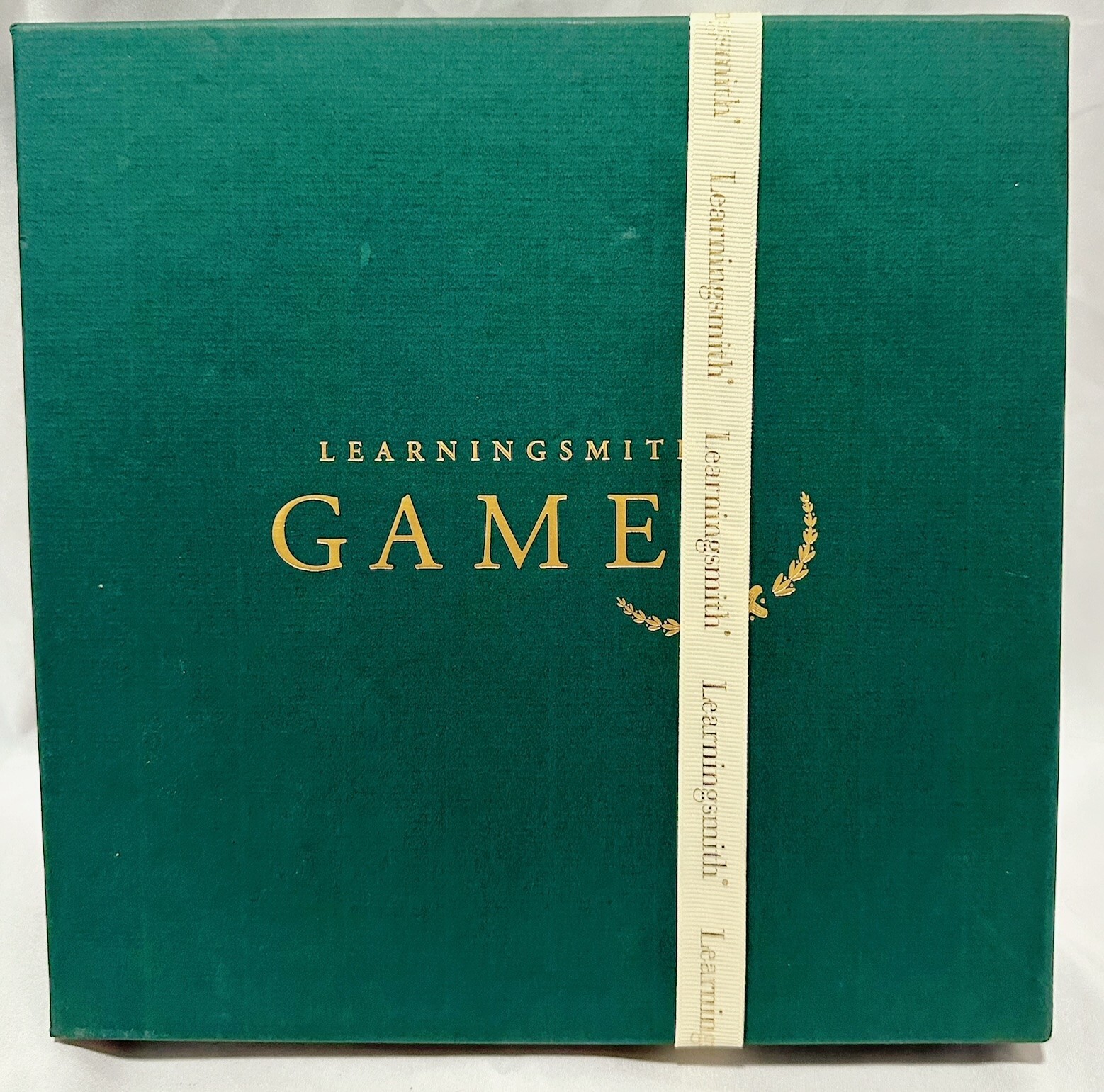 🪵🧠 Learningsmith Wooden Marble Solitaire 💥 Retro Brain Teaser NEW Boxed