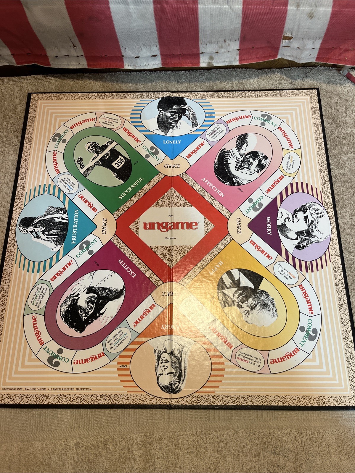 VTG The Ungame, Christian Version. 1989 By Talicor, Creator Dr Dobson, Made USA