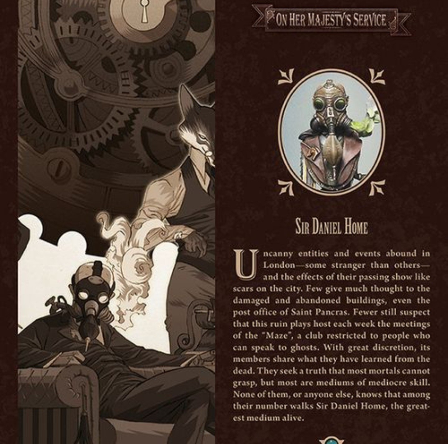 World of Smog On Her Majesty’s Service Steampunk Victorian Board Game NEW