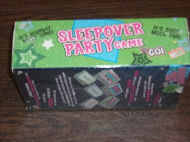 NIB 2017 Sleepover Party Game To Go! Fun Girls Night 100 Stunts By Endless Games
