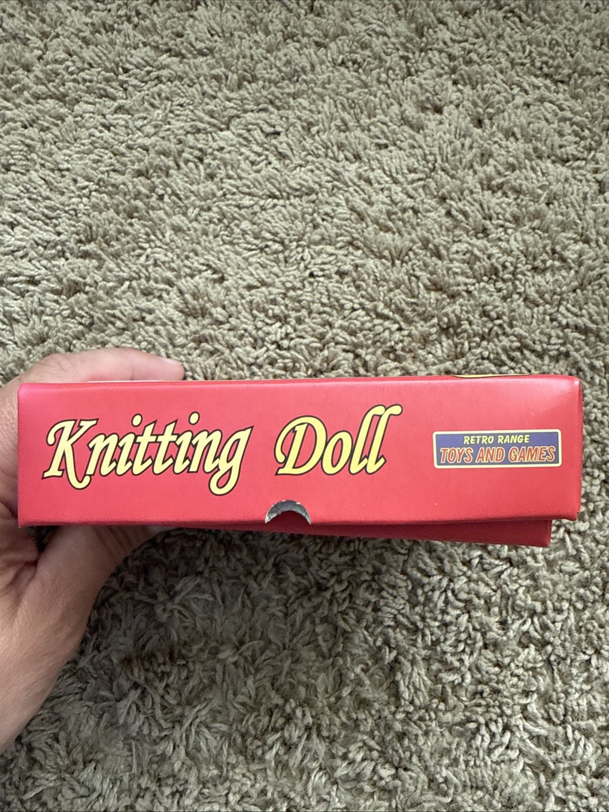 KNITTING DOLL Keeps Our Little Ones Busy With Wool And Wooden Needle 6+ Vintage
