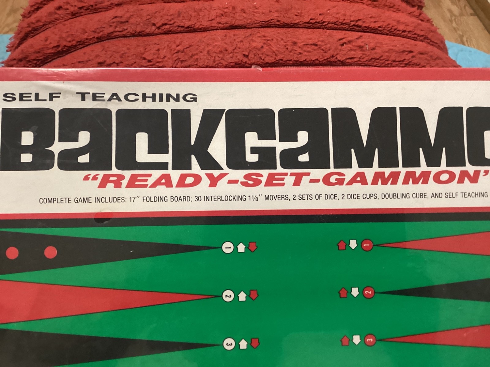 BACKGAMMON “READY-SET- GAMMON” SELF TEACHING SEALED!!! GAME! STYLE 424/ FREE P&H