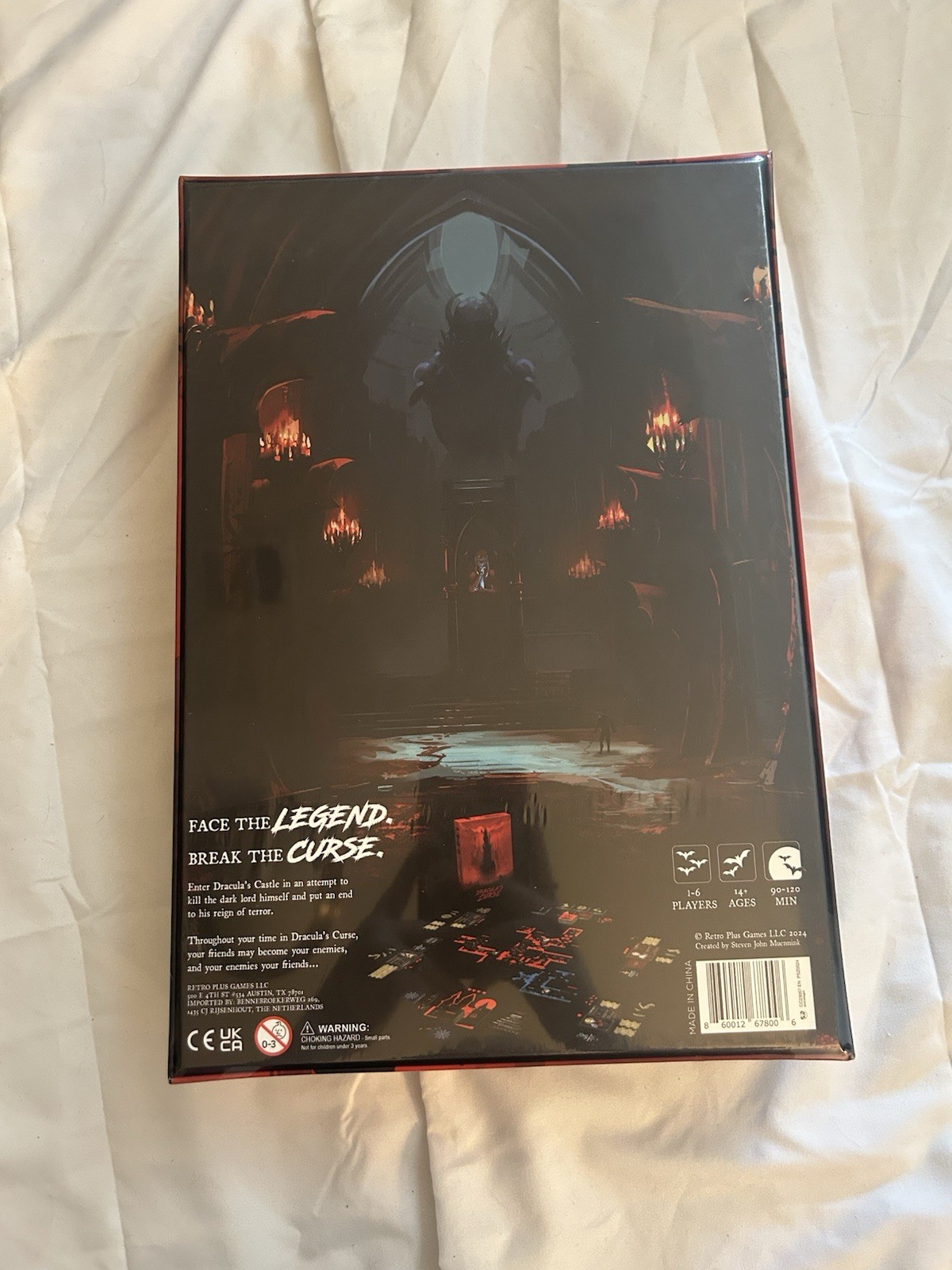 Retro Games Ltd Dracula’s Curse Horror Board Game Complete, 1-6 Players, 2024