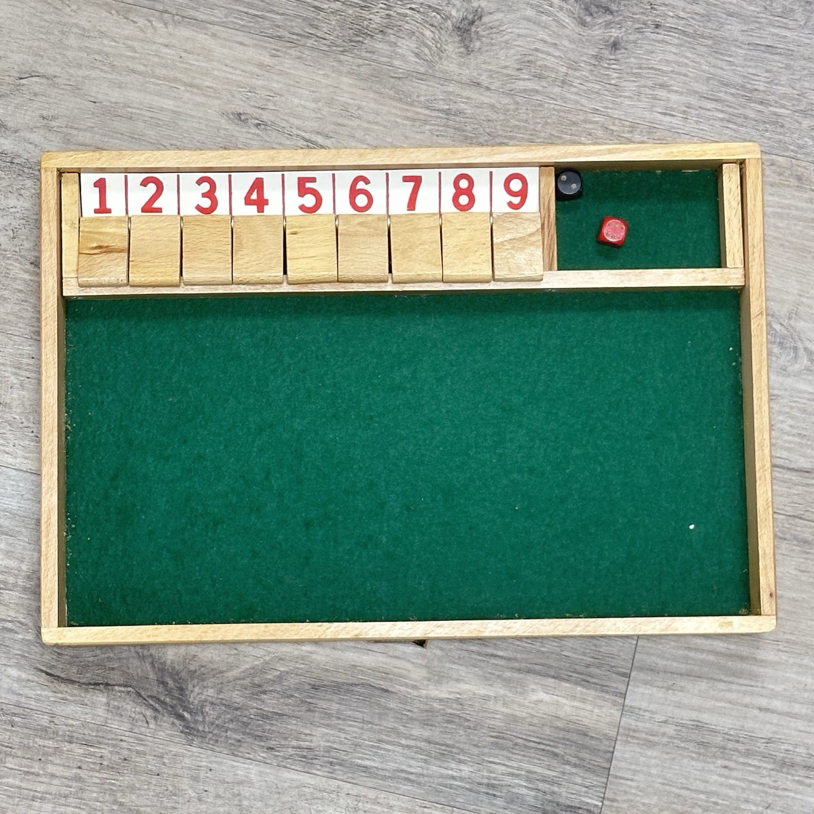 Brio of Sweden Trick Track Dice Wood Board Game Vintage 1970 31802