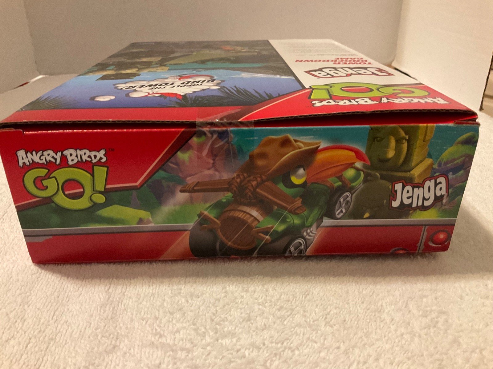 Angry Birds GO! Jenga Tower Knockdown Game Hasbro Gaming