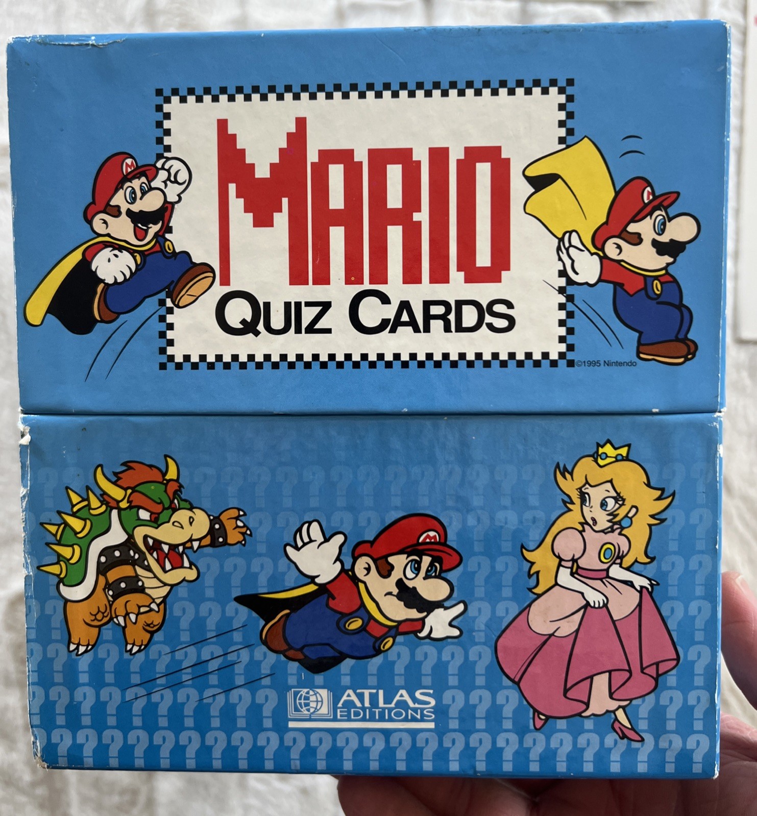 Vintage 1995 Mario Quiz Cards By Atlas Editions Sealed Trivia One Set In Mailer