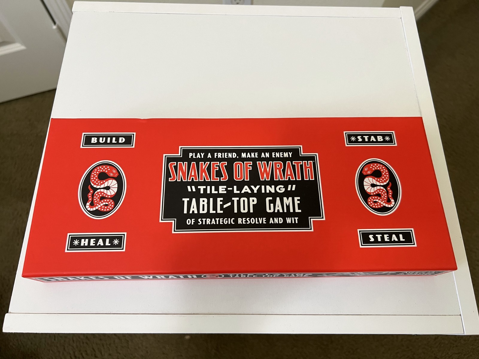 Snakes of Wrath Tile Game First Edition – Young Jerks Kickstarter – New Unplayed