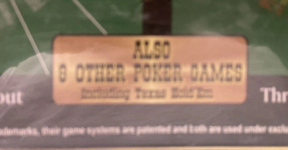 Let It Ride Three Card Poker Texas Hold ‘Em Home Casino Game Set SEALED ~ NEW