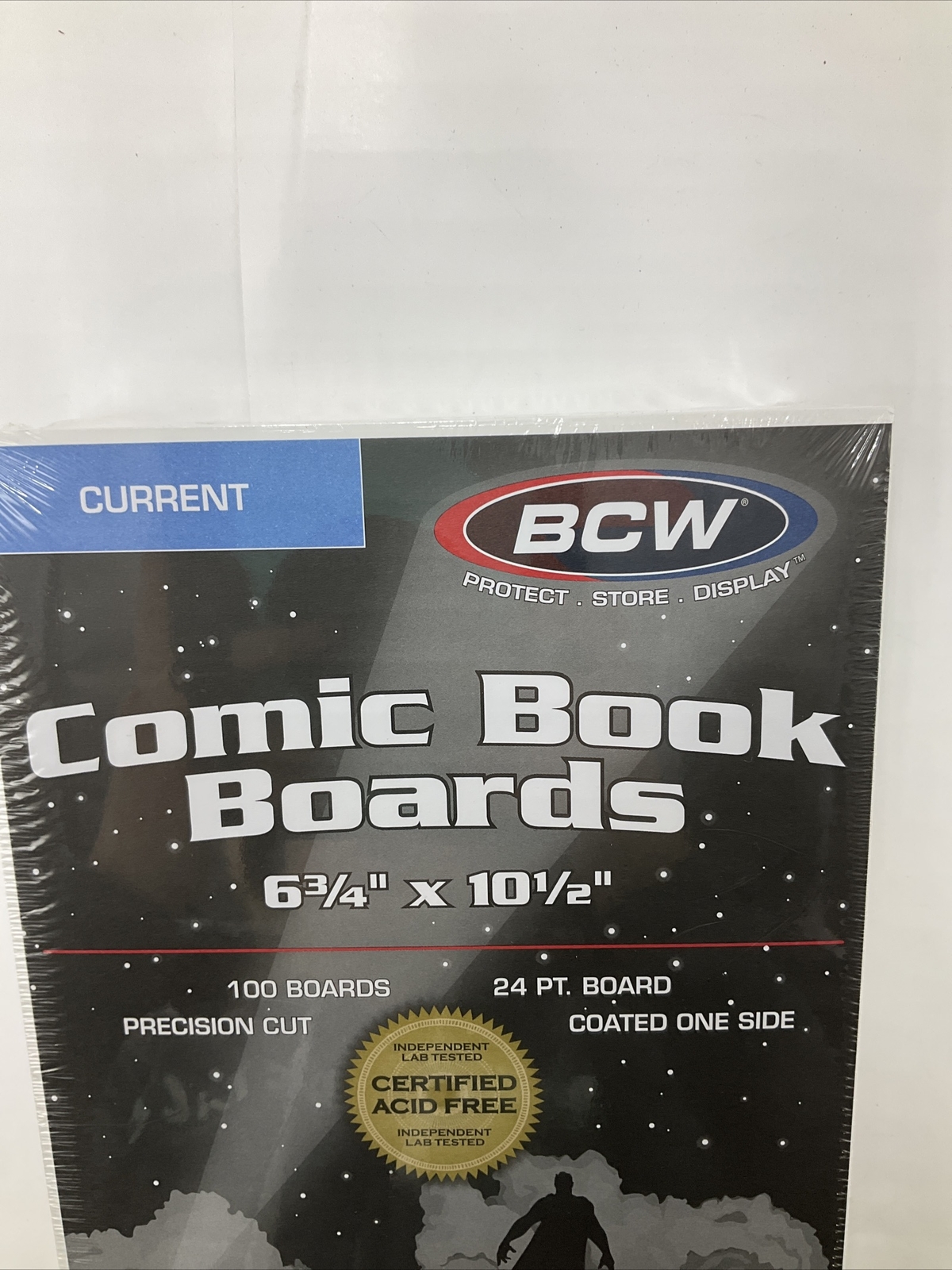 QTY 100 BCW Current /Modern Comic Book Acid Free Backing Boards white backers