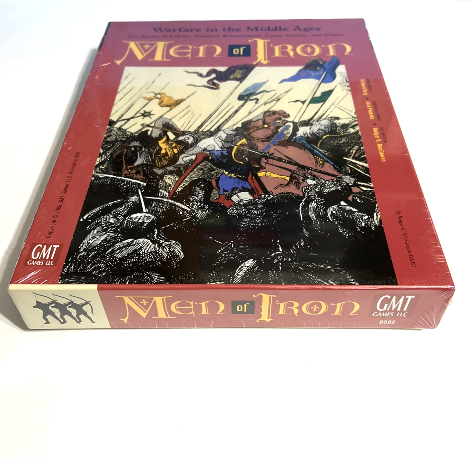 Men of Iron-Warfare in Middle Ages. Board game. GMT 2005. SEALED.