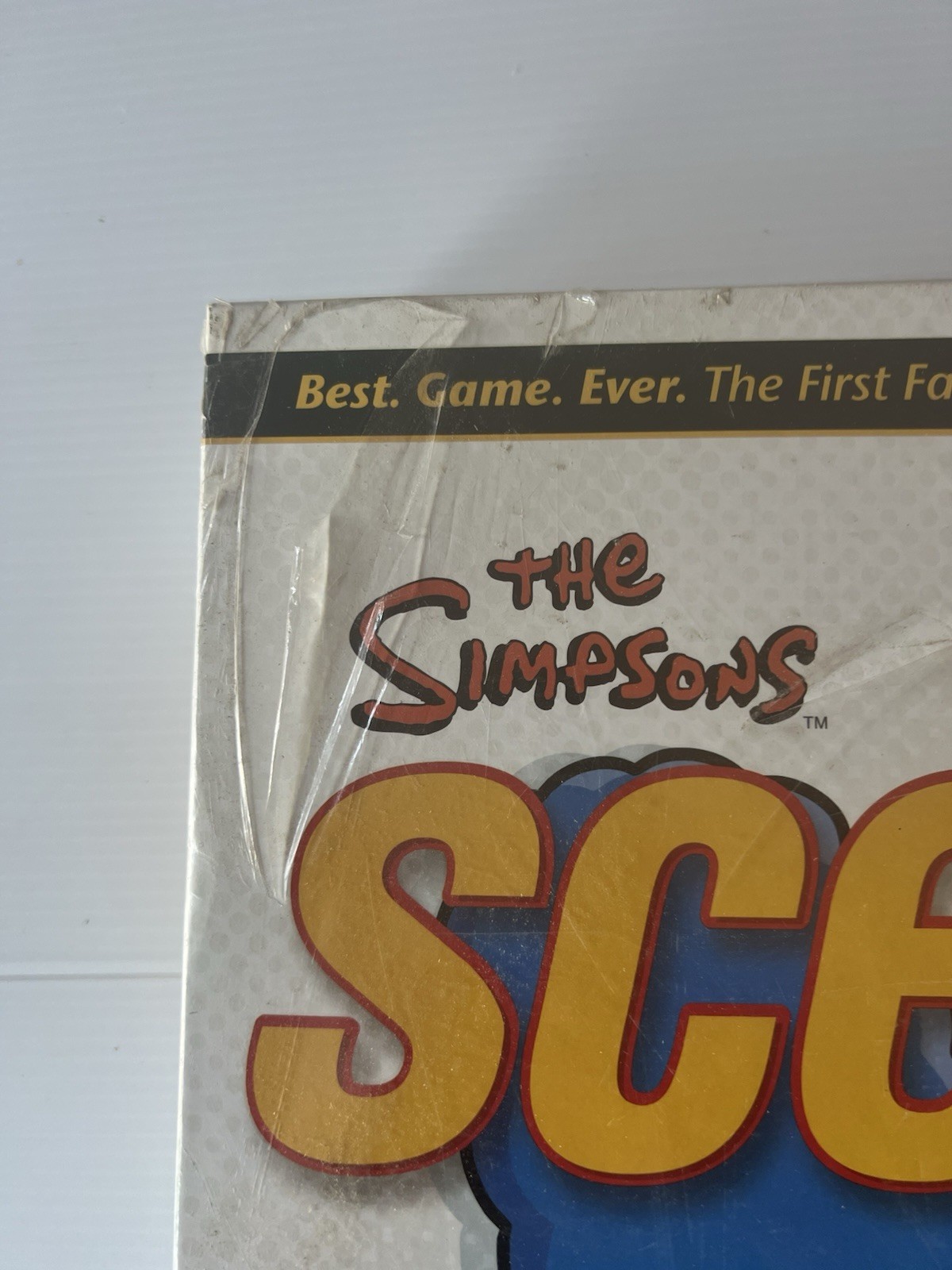The Simpsons SCENE IT? The DVD Trivia Board Game – NIB Sealed Box damage