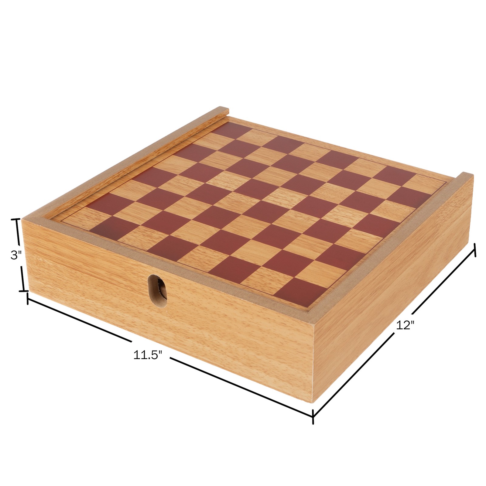 7 in 1 Travel Game Set Chess Chinese Checkers Dominoes 12 X 11.5 Inches