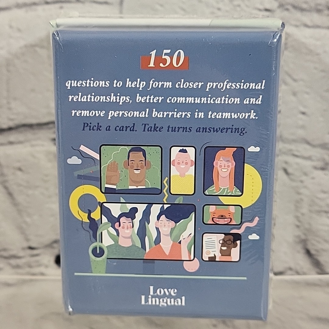 Building Blocks Team Building Card Game for Work 150 Conversation Starters New