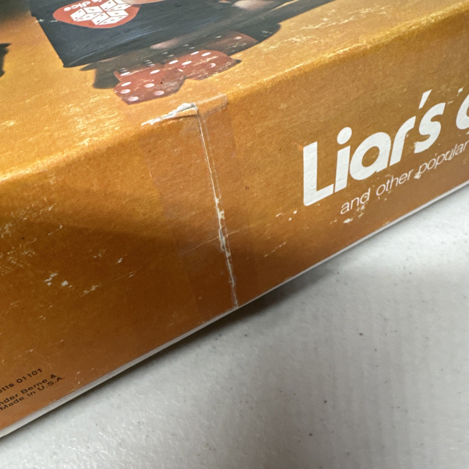 E.S. Lowe Liar’s Dice Game Complete With Box Damage Ages 10 And Up