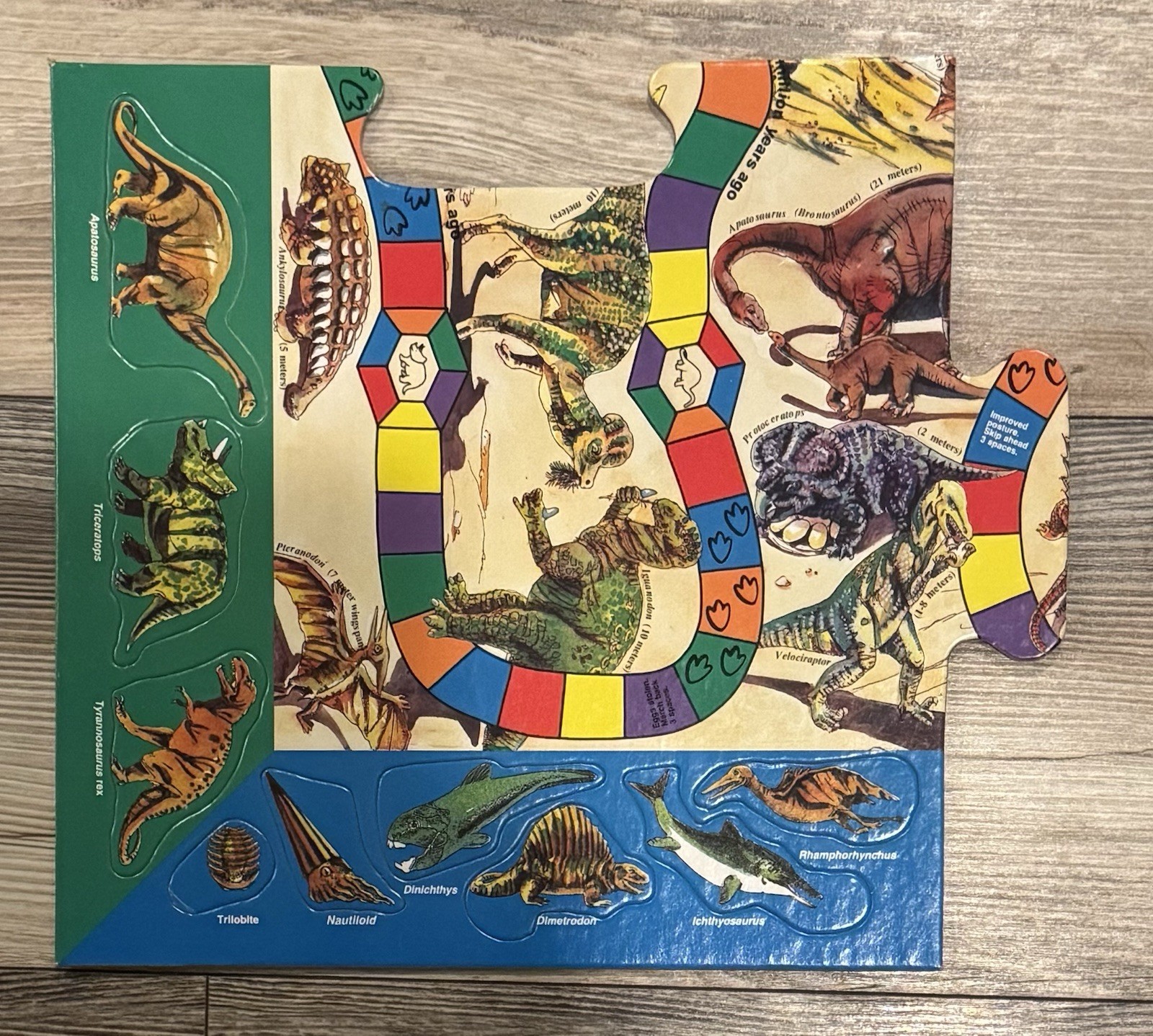 VINTAGE! 1986 Dinosaurs And Things Board Game New In Box – UNPUNCHED!!