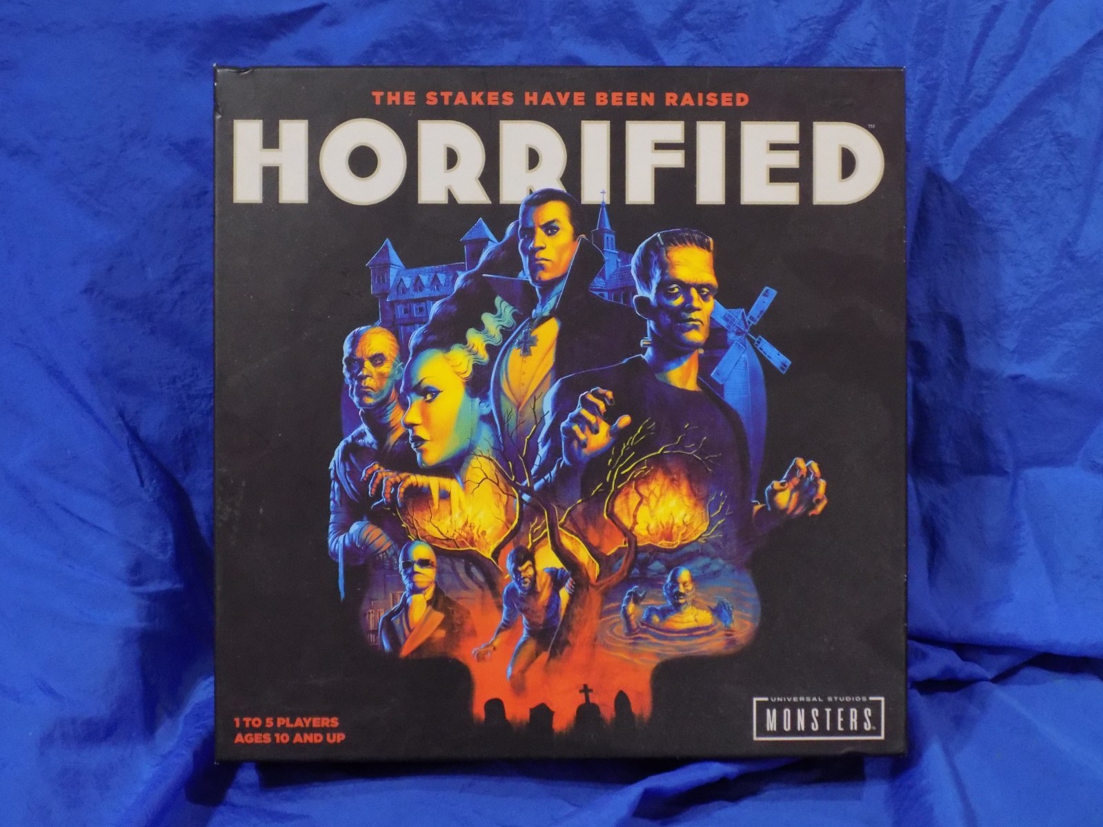 HORRIFIED UNIVERSAL MONSTERS Board Game 100% Complete Ravensburger 2019