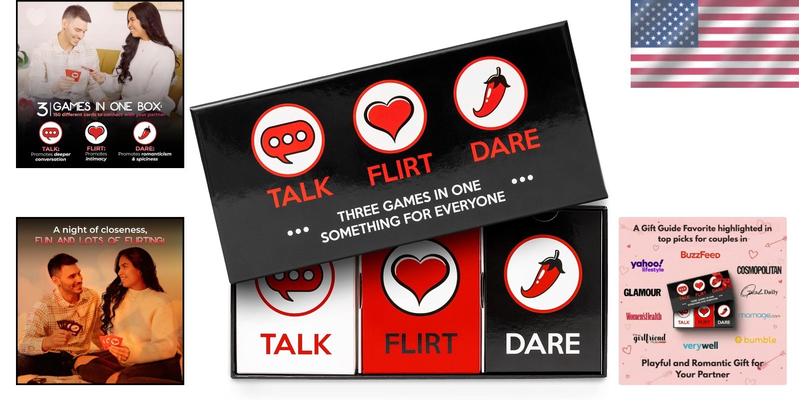 Talk Flirt Dare Couples Game – Ignite Love & Connection