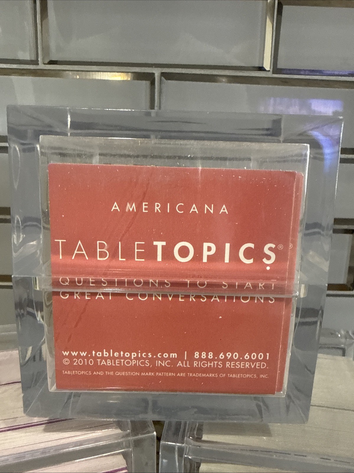 TableTopics Dinner Party Decades Americana Infomania Sports Convo Decks Lot 3