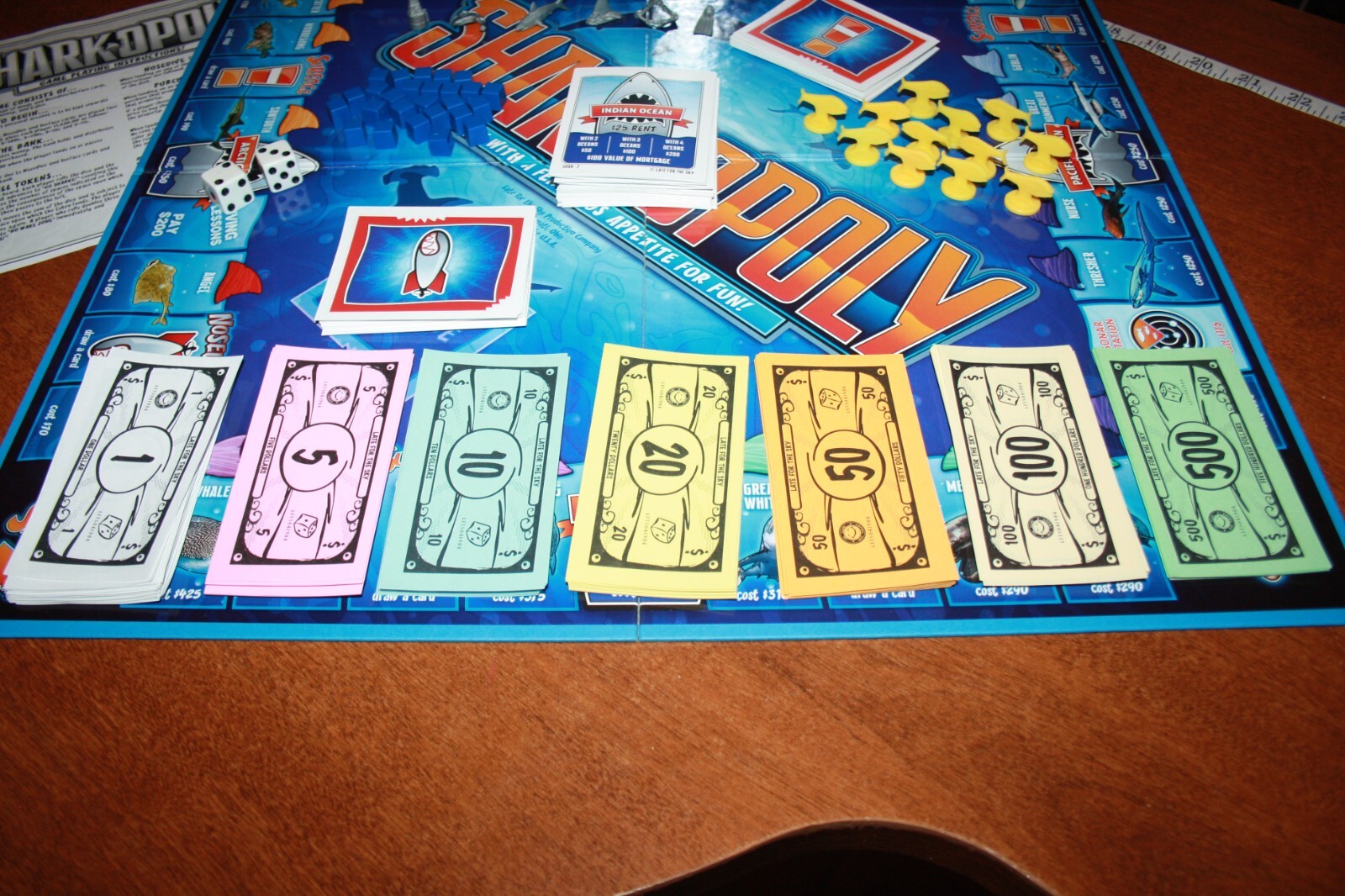 Sharkopoly Board Game with a Ferocious Appetite for Fun! – Late for the Sky 2019