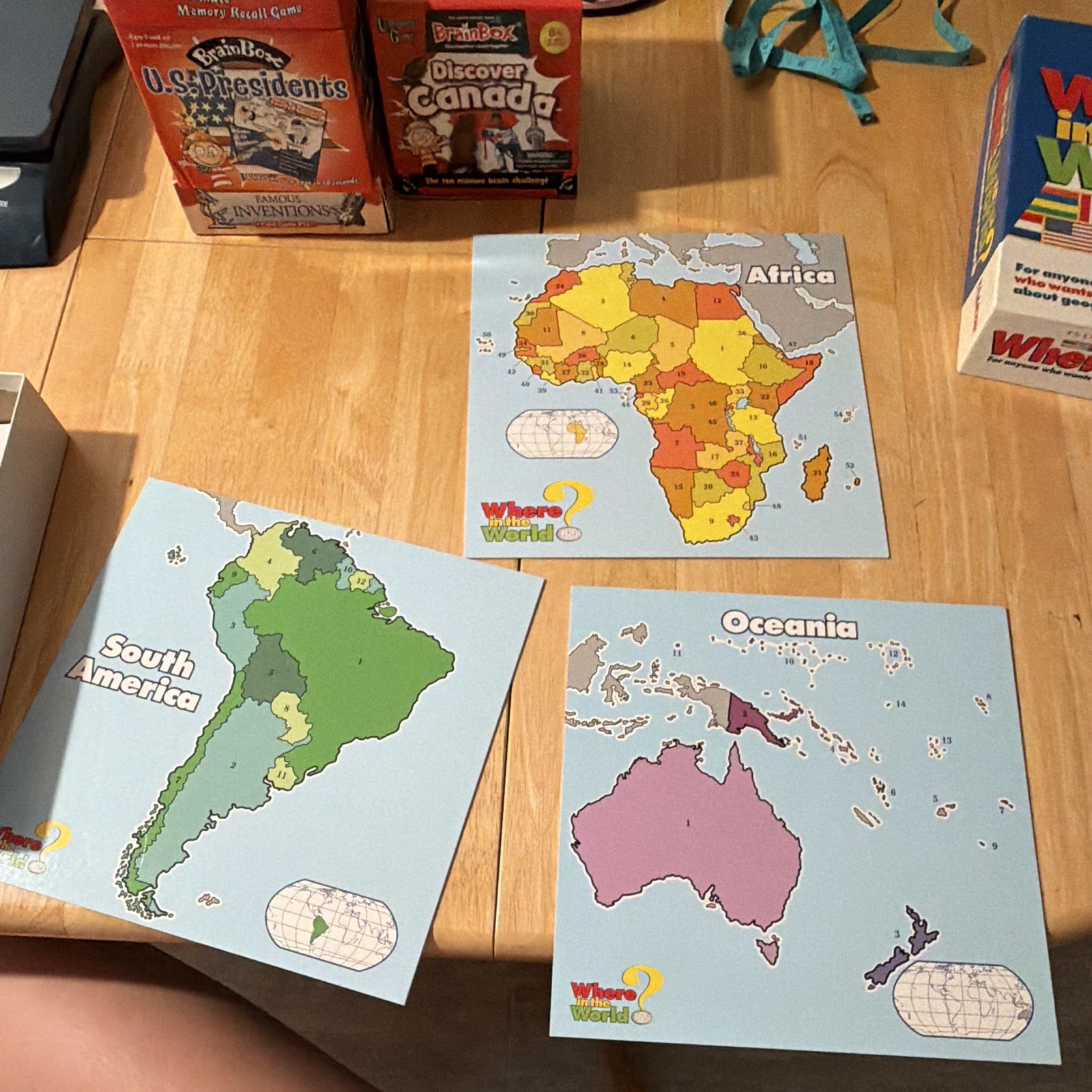 Talicor Where in the World? Geography Educational Game Spinner 8+ 2+ 2002