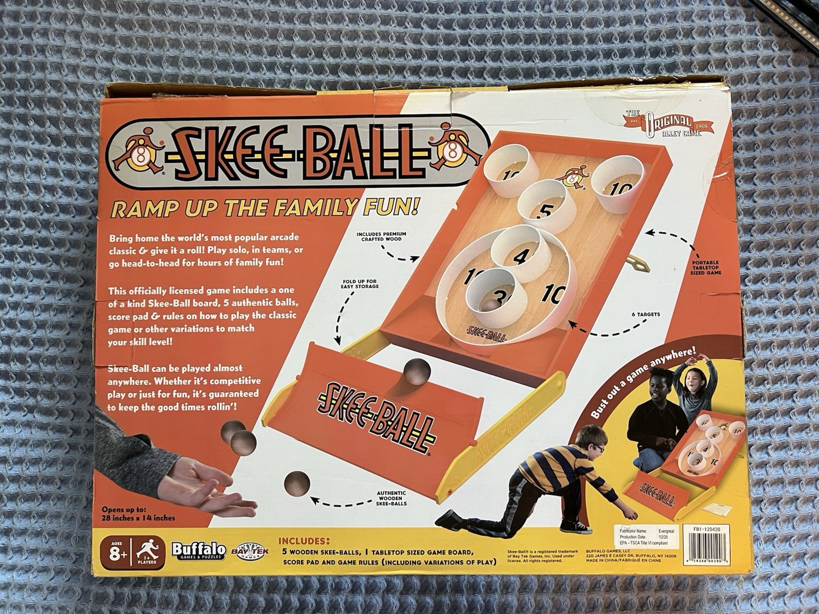 SkeeBall The Classic Arcade Game Fun and Portable