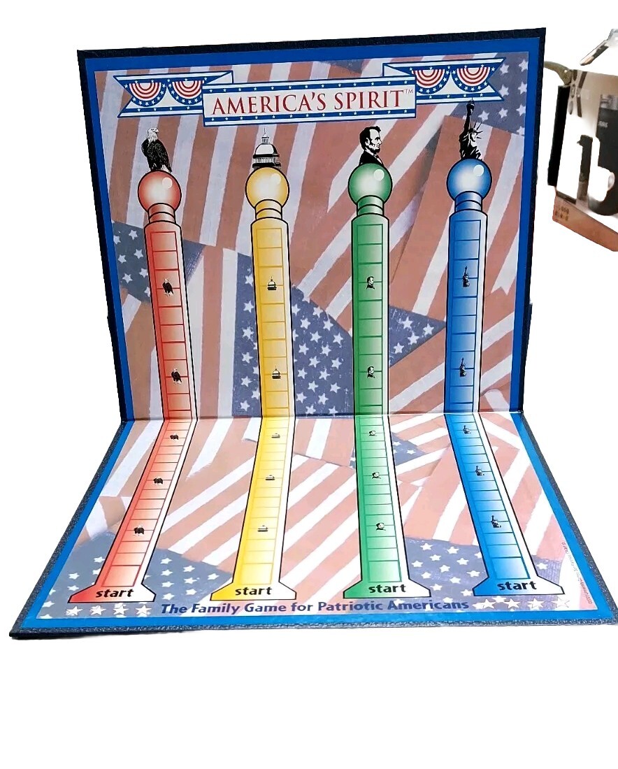 America’s Spirit The Family Game For Patriotic Americans 2001 University Games