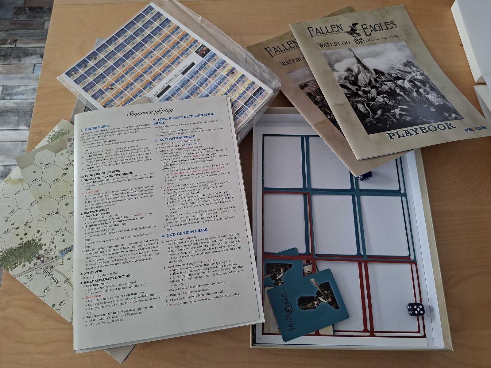 Waterloo 1815 – Fallen Eagles HexaSim – English Board Games Collection Bundle