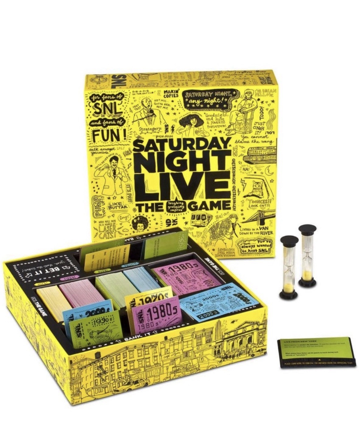 Discovery Toys Saturday Night Live The Game Party Board, Timers, Cue Cards #1272