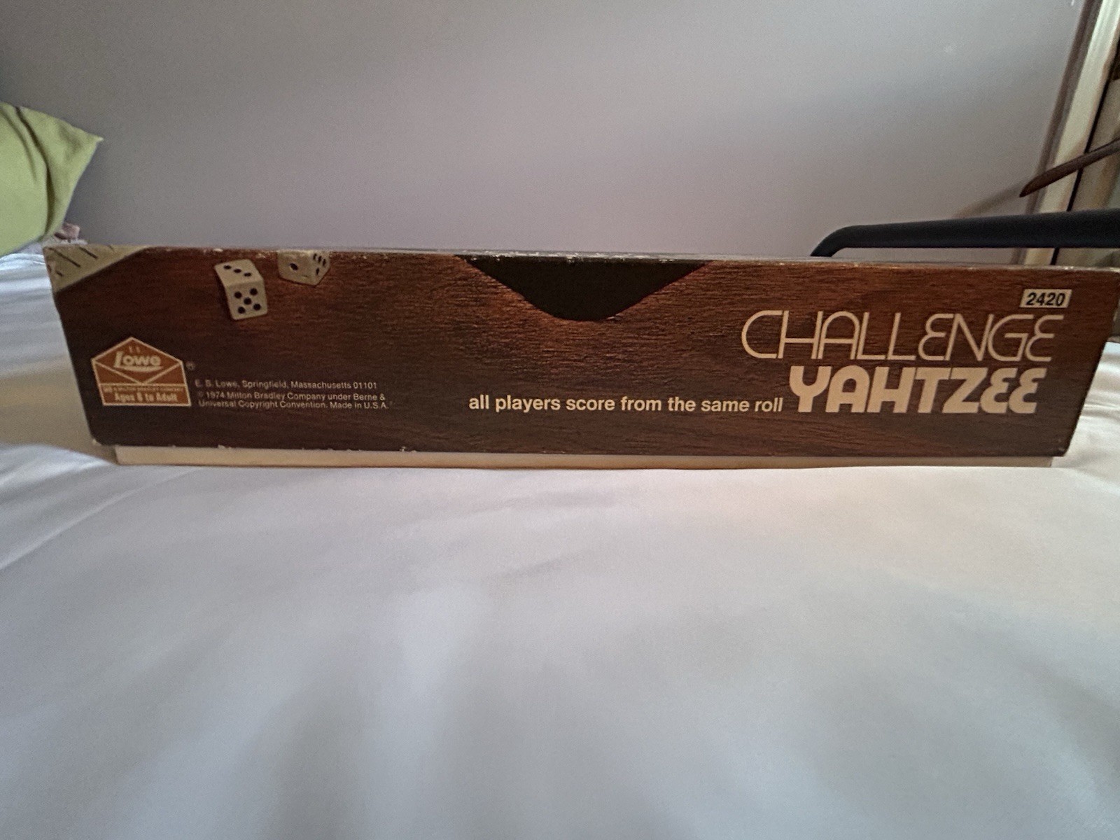 Vintage 1974 Challenge Yatzee Game With Odd Couple Endorsements