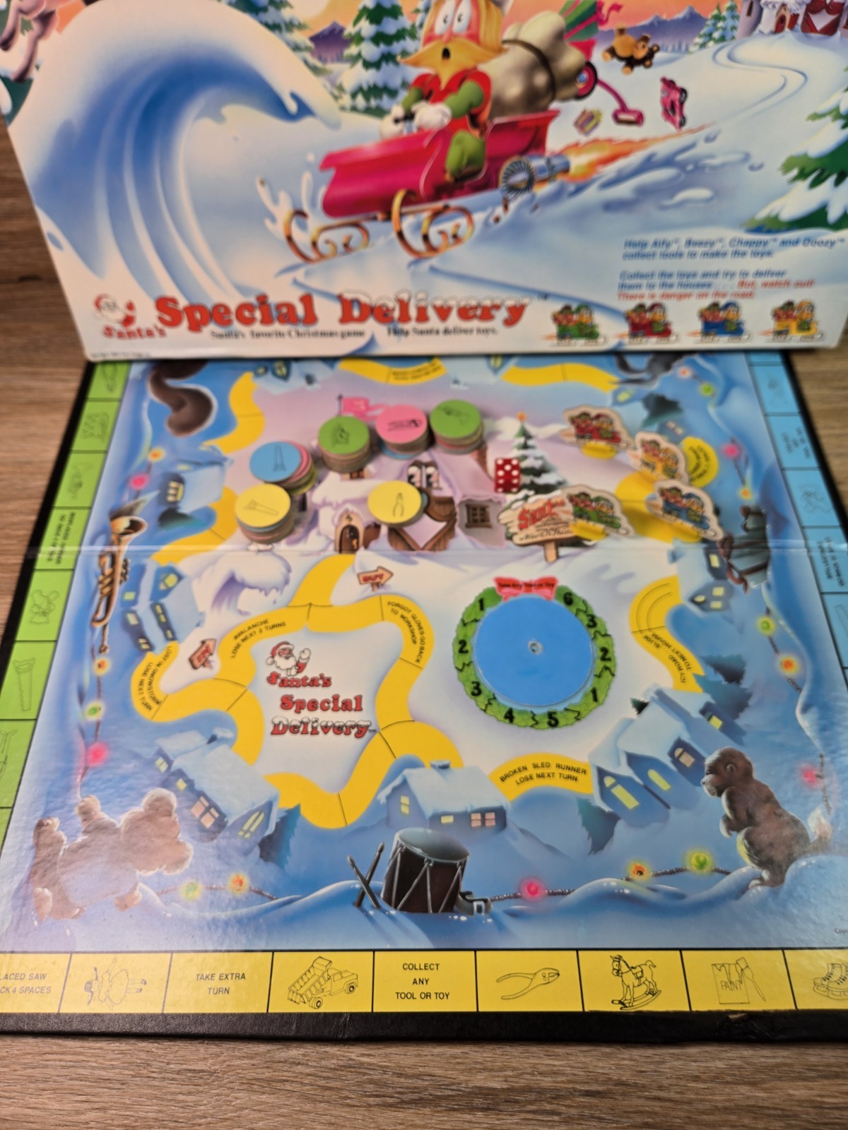 *RARE* Vintage 1983 Santa’s Special Delivery Board Game True Image 99% Complete