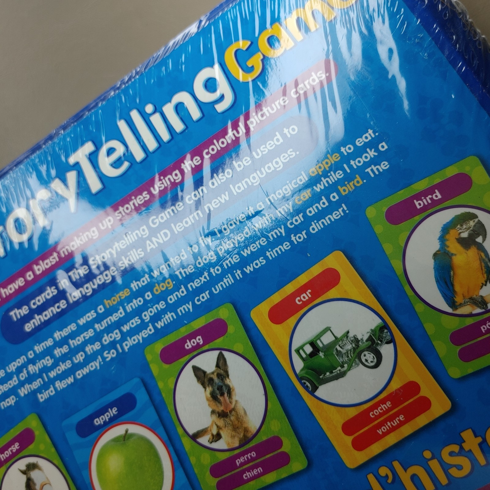 The Story Telling Game by International Playthings Memory Card Game (READ)