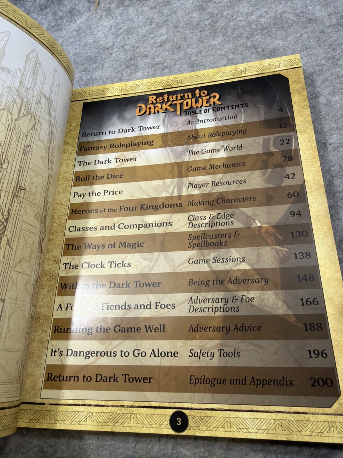 Return to Dark Tower Fantasy Roleplaying Hardcover Book – READ DESCRIPTION