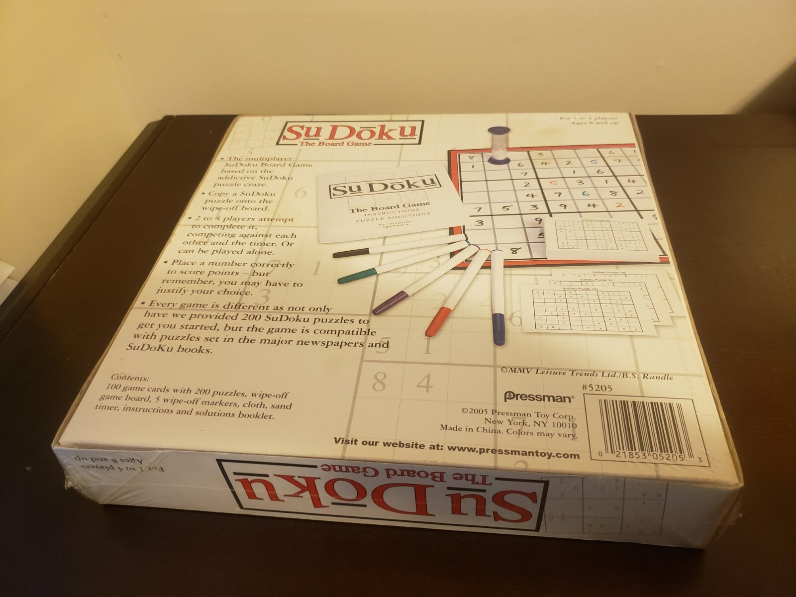 Sudoku The Board Game 1 to 4 Players – Pressman – New Sealed – Free Shipping