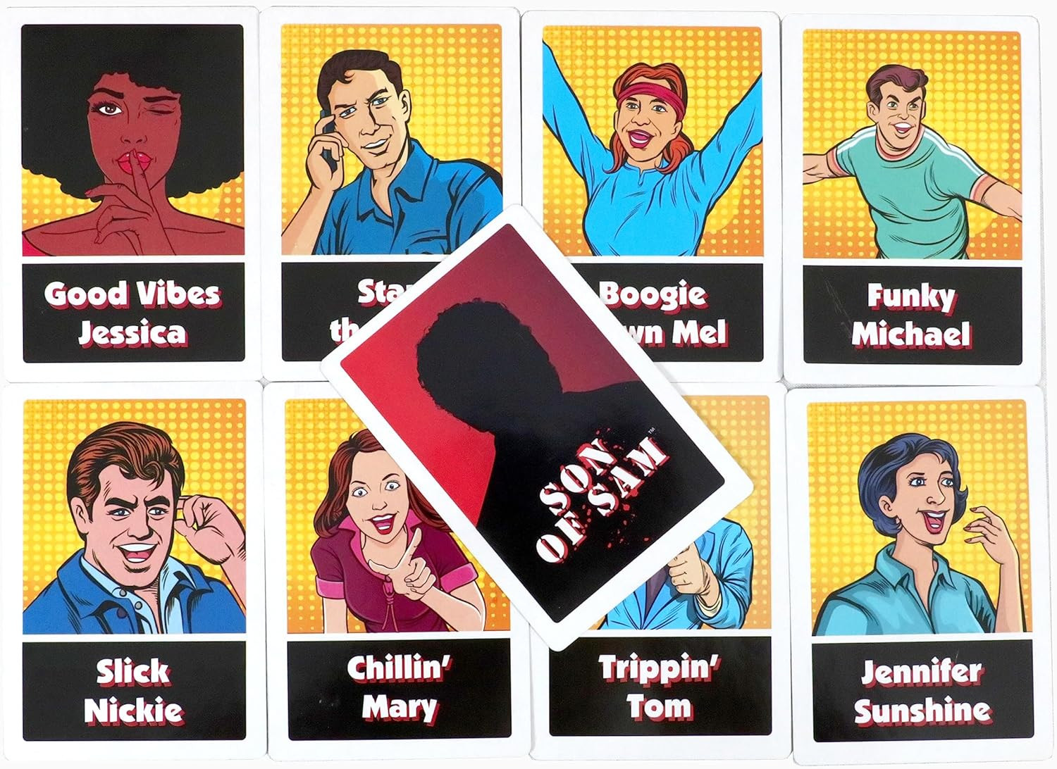 – Son of Sam – Murder Mystery Card Game – for Holidays, Game Nights, and Parties
