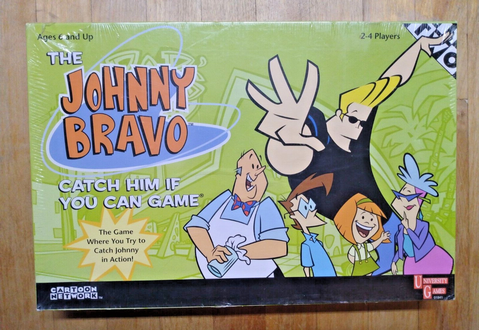 Johnny Bravo Catch Him If You Can NEW Sealed Board Game 2001 Cartoon Network